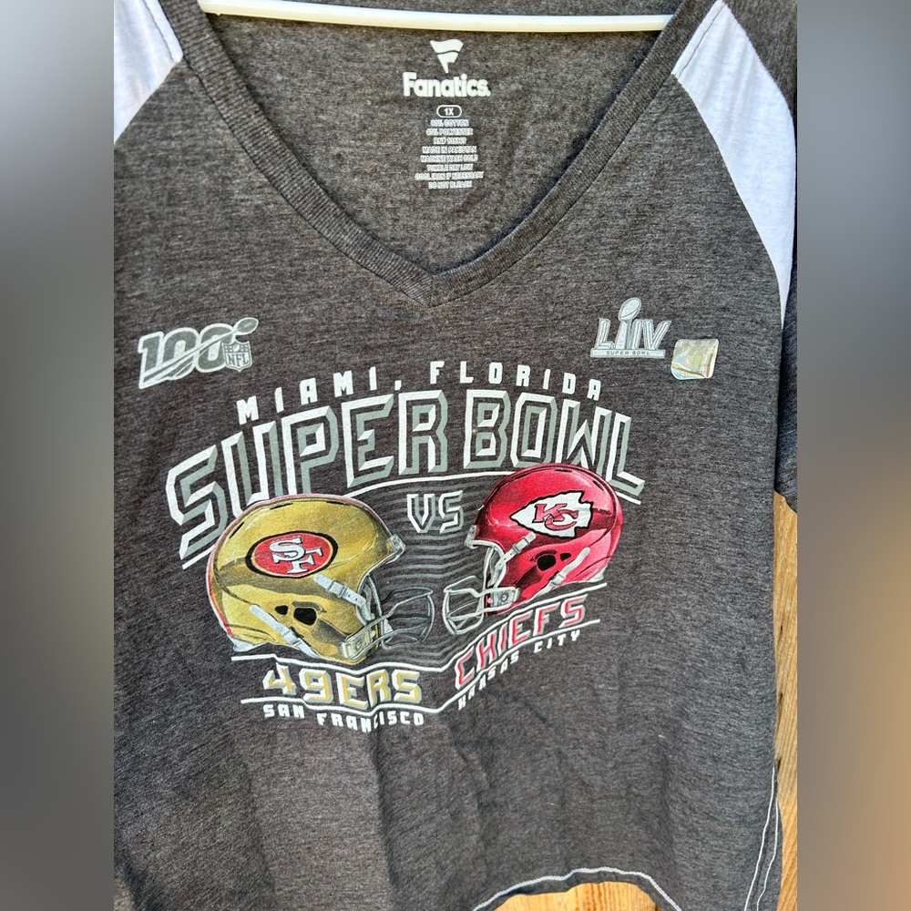 Fanatics 1x Super Bowl 49ers vs Chiefs - Picture 2 of 6